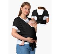 Easy to Wear Hands Free - Baby Wrap Carrier | Color: Deep Black