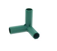 Easy-topbuy 16MM Greenhouse Frame Connector PVC Stable Support, Fitting 5 Types, Heavy Duty Frame Metal Pipe Connector