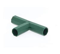 Easy-topbuy 16MM Greenhouse Frame Connector PVC Stable Support, Fitting 5 Types, Heavy Duty Frame Metal Pipe Connector