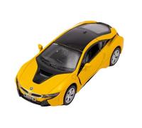 Easy Toys Model Car Compatible with BMW i8. Scale Toy Car with Opening Doors. Car modeling. (Yellow)