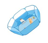 Easy Transport Foldable Pet Shelter Constructed From Safe Polyester Fit for Kittens Puppies and Other Little Pets Search Cage