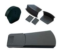 Easy Trim Black Universal Dry Fix Roof Edge Protecting Verge - 1 Gable System 8 Pack with Half Round Cap