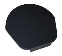 Easy-Trim Easyverge U Dry Verge Apex - Domed Half Round, Black