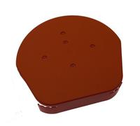 Easy-Trim Easyverge U Dry Verge Apex - Domed Half Round, Terracotta