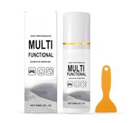 Easy-Use Glue & Tape Residue Cleaner, Powerful Sticker Remover Spray with Scraper, Multi Purpose Fast-Acting Adhesive Remover, Easy to Use, For Car Wall Floor Wood Window (1PC)