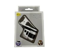 Easy Use Kids Microscope Magnifier Glass for Mobile Devices Light Weight Design Encourages Scientific Curiosity Clip on Loupe for Glasses