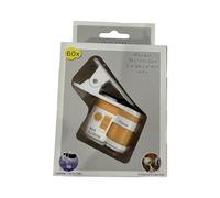 Easy Use Kids Microscope Magnifier Glass for Mobile Devices Light Weight Design Encourages Scientific Curiosity Clip on Loupe for Glasses