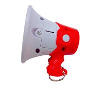 Easy Use Portable Megaphone Handheld Voice Loudspeaker with Recorder Easy Operate Teachers Cosplay Parties Role Playing Accessory with Clear Sound