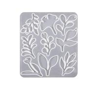 Easy Use Silicone Jewelry Accessories Molds for Handmade Resin Flower Earrings Pendants Leaf Shape Crafting Projects Silicone Molds for Handmade Accessories
