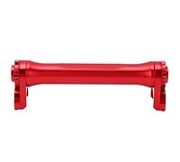 Easy Wheel Extension Telescopic Bar Aluminum Alloy Lightweight Durable Adjustable Wheel Bar For Folding Bikes Like 3sixty Bike Accessories Silver 124mm Length 79g Weight (Red)