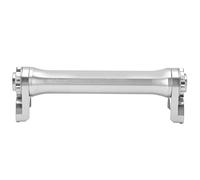 Easy Wheel Extension Telescopic Bar Aluminum Alloy Lightweight Durable Adjustable Wheel Bar For Folding Bikes Like 3sixty Bike Accessories Silver 124mm Length 79g Weight (Silver)