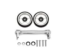 Easy Wheels Extender ver 2.0 For BROMPTON + 2 Wheels Improved Version SILVER (Extender + 2 wheels)