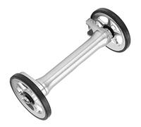Easy Wheels Extension Bar, Easy Wheel Extension Bar High Strength Lightweight Telescopic Folding Bike Extension Rod for 3sixty(Silver) Bicycles and spare parts