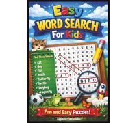 Easy Word Search For Kids: Fun & Friendly Word Search Puzzles to Improve Spelling - simple and relaxing for kids -112 Pages | 6×9 Inches | Perfect Gift for Girls and Boys