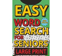 Easy Word Search for Seniors Large Print: Relaxing Word Search Puzzle Book for Seniors and Dementia Patients - 500+ Words - Perfect Birthday & Christmas Gift