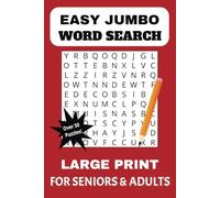 EASY WORD SEARCH PUZZLE BOOK FOR ADULTS & SENIORS in JUMBO PRINT: Word Searches with Easy to Read Print about Colors, Shapes, Numbers and More | 6x9 ... Elderly, Dementia patients, and Free Times