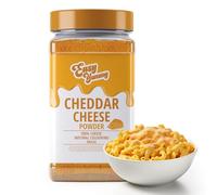 EASY YUMMY - Premium Cheddar Cheese Powder - Versatile Ingredient for Cooking, Baking & Seasoning - Made in Europe from 100% Real Cheese - Long Shelf Life, No Fridge Needed - 300g Jar