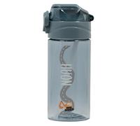 EASY2NAME Personalisable Water Bottle for children - leak-proof children's drinking bottle with straw - 100% BPA-free - robust bottle for boys and girls - dishwasher safe - 450ml - (Petrol)