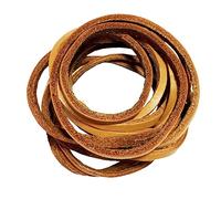 Easy2rich 1 PCS of 1/8" Rawhide Leather Shoelaces Shoe Boot Laces Shoestrings Cord (Camel, 280CM)