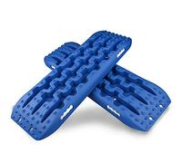 Easy4straps 2Pc Recovery Board off Road Traction Grip Winter Boards Sand for Car AUV Emergency Rescue Tire Ladder (Blue)