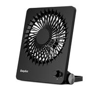 EasyAcc 8000mAh Portable Desk Fan, Up to 59H Working Time, Ultra-thin Quiet Rechargeable Battery Operated Desk Fan with Step-less Speed Control for Travel Office Home Bedroom Sporting Events