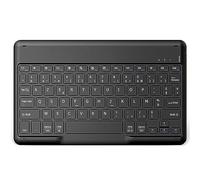 EasyAcc Bluetooth Keyboard, AZERTY French Layout, Wireless, Rechargeable, Quiet, Compact, Compatible with Windows/Android/iOS, Black