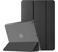 EasyAcc Case Compatible with iPad 9.7 2018 / iPad 6th Generation/iPad 2017 / iPad 5th Generation(NOT for Air 1st/Air 2), Ultra Thin Translucent Cover Auto Wake Up/Sleep, Black