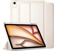 EasyAcc Case Compatible with iPad Air M2 11 inch/iPad Air 5 2022 / Air 4 2020 Case 10.9 Inch with Pen Holder, Trifold Stand Thin Tablet Protective Case with Soft TPU Back, Polar Star