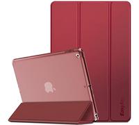 EasyAcc Case for iPad 6th/5th Generation 9.7" 2018 2017, Wine Red | (NOT for Air 1st/Air 2/Air 5th) Ultra Thin Translucent Cover Auto Wake Up/Sleep