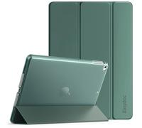 EasyAcc Case for iPad 9.7 inch 6th/5th Gen/Air/Air 2, Dark Green | (NOT for iPad Air 5th Gen) iPad Air 2 2018 2017, Protective Cover with Stand, Auto Sleep Wake, Hard PC Case