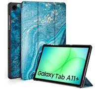 EasyAcc Case for Samsung Galaxy Tab A11+ Plus/A9+ 11 Inch 2025, Ultra Thin PU Leather Protective Case with Stand Function and Auto Sleep/Wake, Quicksand