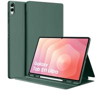EasyAcc Case for Samsung Galaxy Tab S11 Ultra 14.6 Inch 2025 with S Pen Holder, Thin Folio Stand Tablet Protective Case, Multi-Angle Viewing, Midnight Green