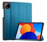EasyAcc Case for Xiaomi Redmi Pad SE 8.7 Inch 2024, Protective Case Ultra Thin PU Leather with Stand Function, Peacock Blue