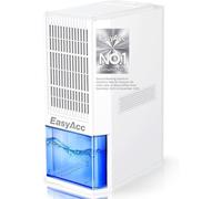 EasyAcc® Reusable Dehumidifier for Bathroom-1.3L/Day Dehumidify for 30㎡ [Tech Breakthrough] ＜10-15℃ Still Efficient Dehumidification Against Mold & Damp for Bathrooms, Closets -2000ml Tank Q22