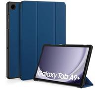 EasyAcc Tablet Cover Case Compatible with Samsung Galaxy Tab A9+/A9 Plus 11 inch 2023, Ultra Thin Protection PU Leather with Auto Wake/Sleep Function for SM-X210/X215/X216/X218 - Navy Blue
