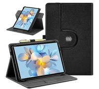 Easyacc Universal Case for Doogee U11 / U11 Pro/Tab A9/ A9 Pro 10 inch/Blackview Tab90 Tab60/ SGIN/Whitedeer Tablet, 360 Degree Rotating Case for 10-11 Inch Tablet, Black