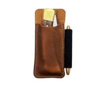 EASYANT Leather Pocket Organiser Pouch EDC Holster Belt Clip Sheath for Buck 110 Space Pen