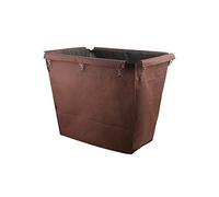 Easyars Brown-Tapered Rectangular Canvas Liner Bag, 81*55*63cm, 26.5L, Tear Resistant & Waterproof, Open Top, Laundry Cart Compatibility