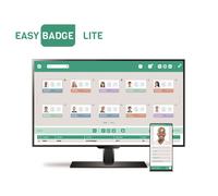 EasyBadge Lite ID Card Design Software (100 records)
