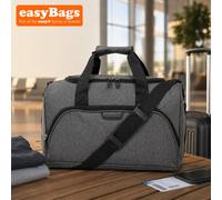 easyBags Bordlite Multifunctional Under The Seat Shoulder Hand Luggage Holdall Bag - 40X20X25Cm - Grey