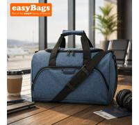 easyBags Bordlite Multifunctional Under The Seat Shoulder Hand Luggage Holdall Bag - 40X20X25Cm - Navy