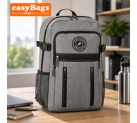easyBags Bordlite Underseat Cabin Backpack Ryanair & Easyjet Compliant 40X20X25Cm Travel Bag - Grey