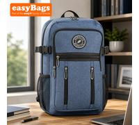 easyBags Bordlite Underseat Cabin Backpack Ryanair & Easyjet Compliant 40X20X25Cm Travel Bag - Navy