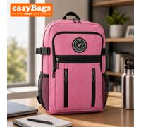 easyBags Bordlite Underseat Cabin Backpack Ryanair & Easyjet Compliant 40X20X25Cm Travel Bag - Pink