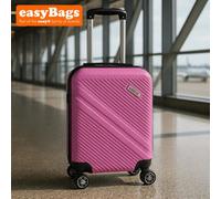 easyBags Travel In Style: The Durable & Colorful Carry-On Collection-Dimensions With Wheels And Without Wheels - Baby Pink