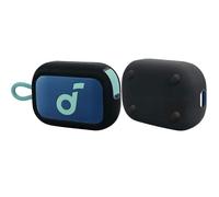 easyBee Case Compatible with Soundcore Select 4 Go Bluetooth Speaker with Keychain, Soft Liquid Silicone Ultra Thin Shockproof Protective Kit - Black