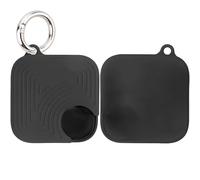 easyBee Case Compatible with Soundcore Work AI Voice Recorder with Keychain, Soft Liquid Silicone Ultra Thin Shockproof Protective Kit - Black