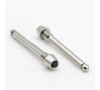 Easybikeparts Titanium Brake Pad Retaining Pins for SRAM Maven Ultimate, Silver & Bronze (Pack of 2)