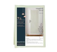 Easyblinds Easydoor blind for glazed doors, quick fix instant blind, cream, full door narrow width, self-adhesive attachments, cut to size and shape as required