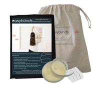 Easyblinds Easynight Premium blackout blind, thermal, self-adhesive attachments, OEKO-TEX fabric, BLACK, cut to any shape/size up to 200x135cm, Full Blackout, Easy To Use, Temporary Or Permanent